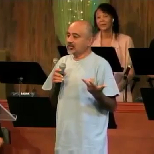 An older man testifies to being miraculously healed through prayer