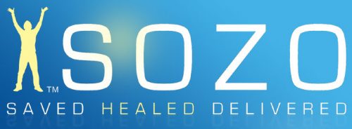 Logo: SOZO (tm) Saved Healed Delivered